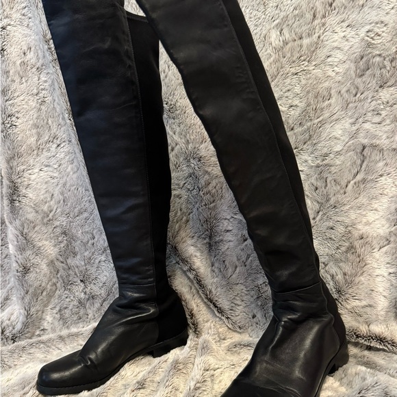Stuart Weitzman black boots size 5 woman - Picture 2 of 16